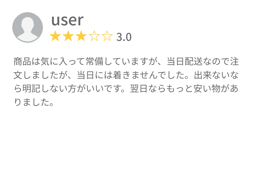 口コミ3