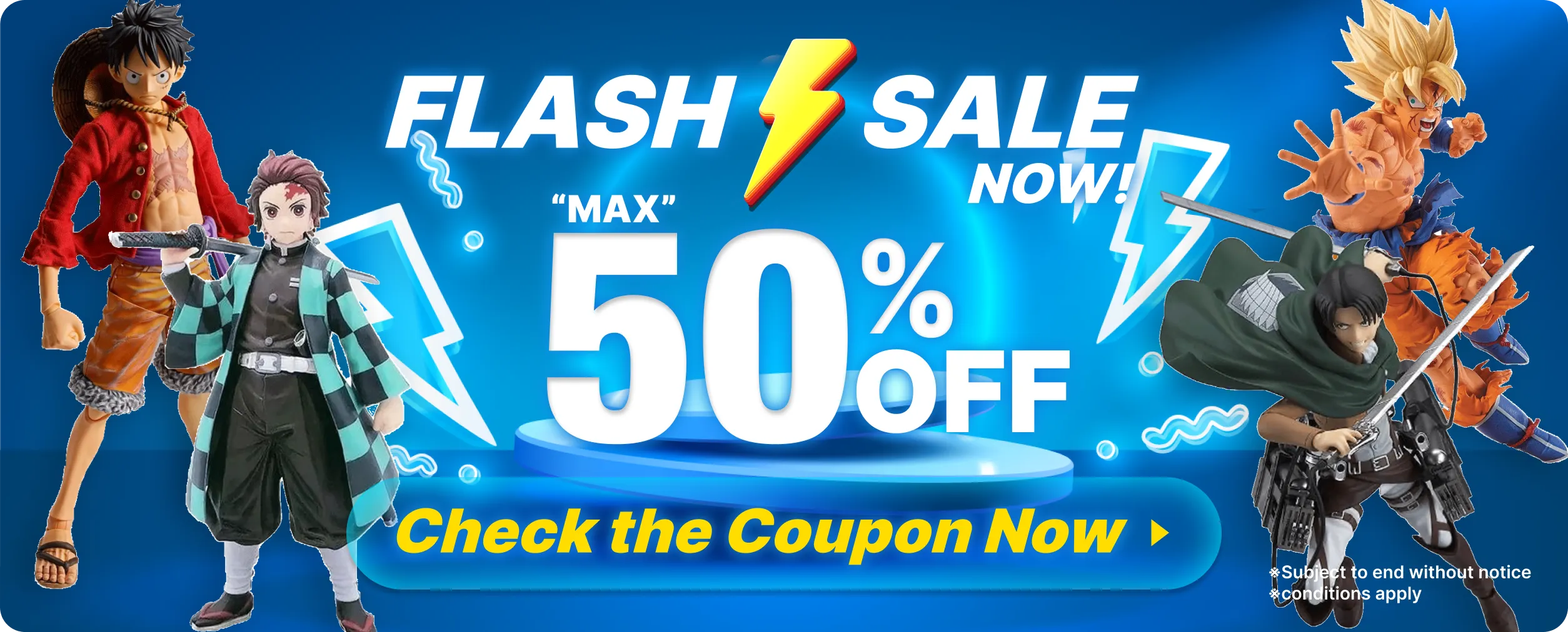 Flash Sale Now! max50%OFF